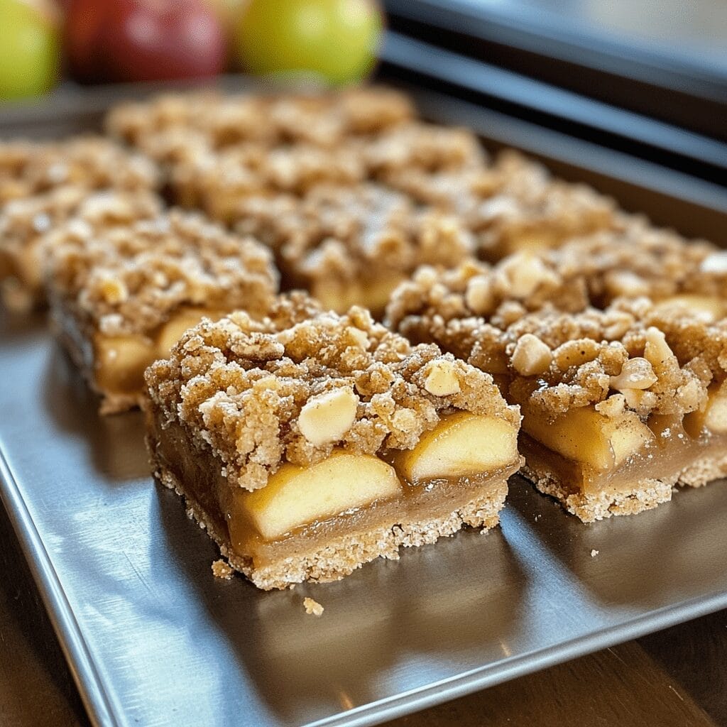 Easy Apple Crisp Bars