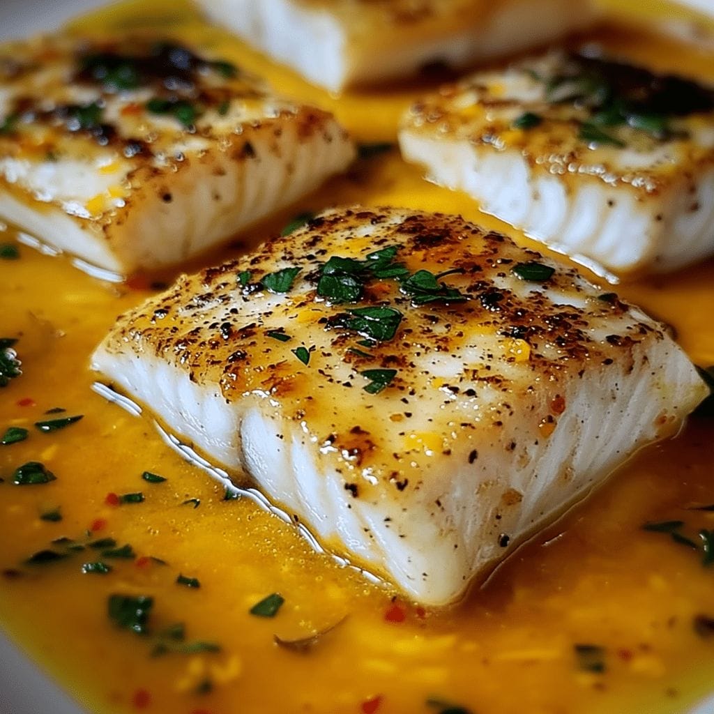 Fish Fillets in Orange Sauce