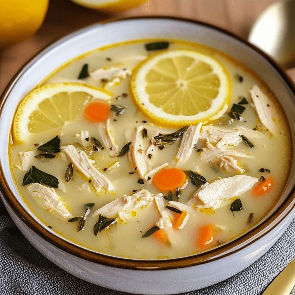 Greek Lemon Chicken Soup