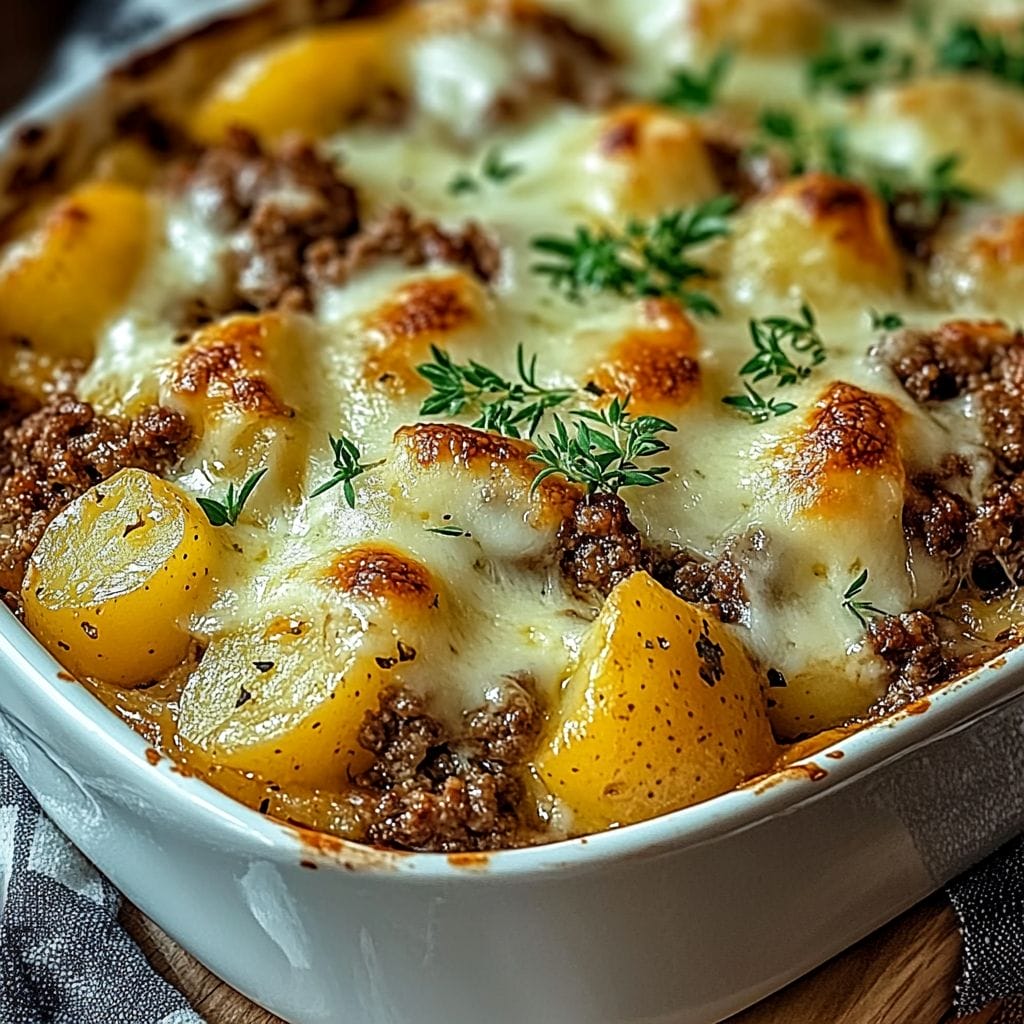 Hamburger Potato Casserole